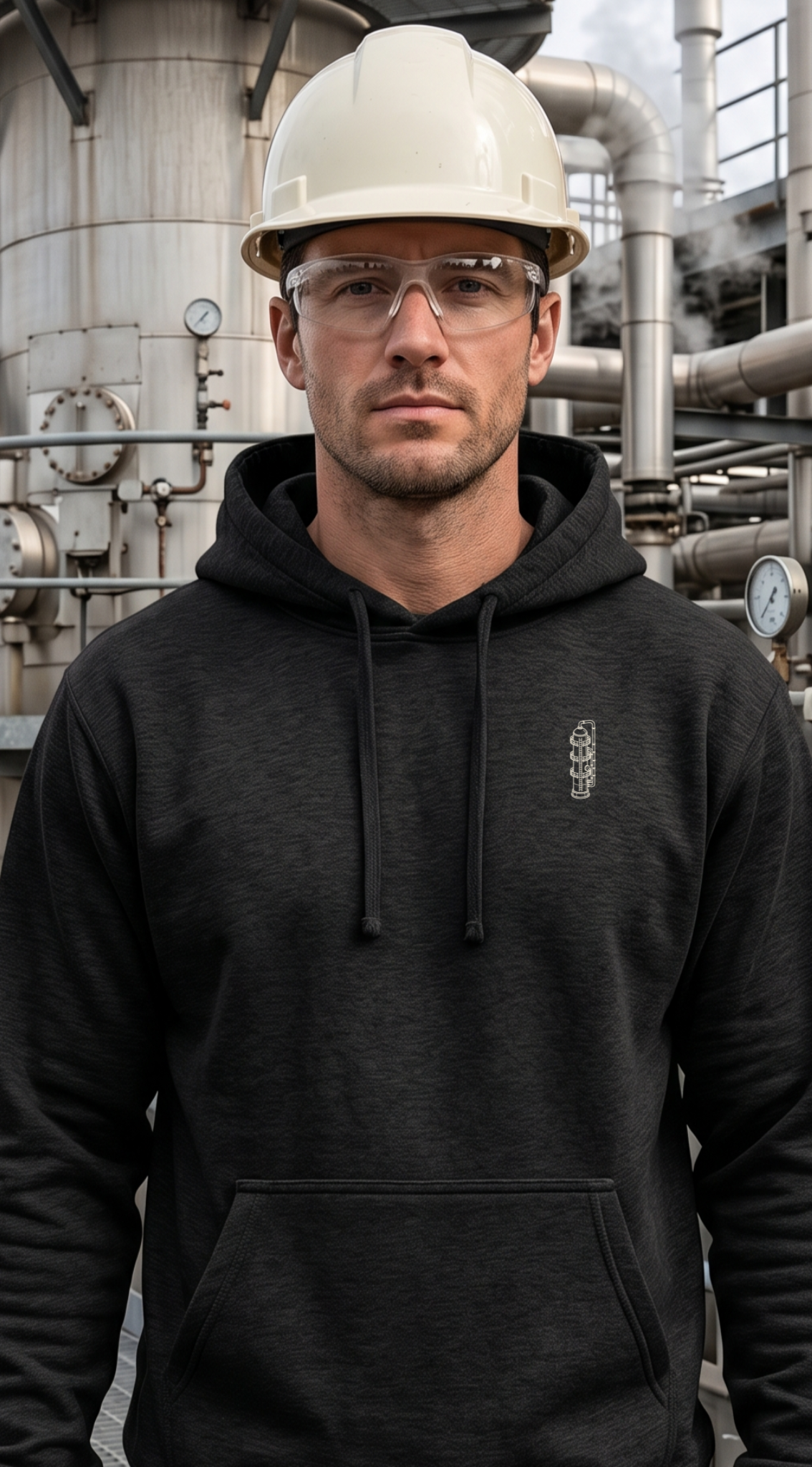 FIELDISO Distillation Column Heavyweight Hoodie