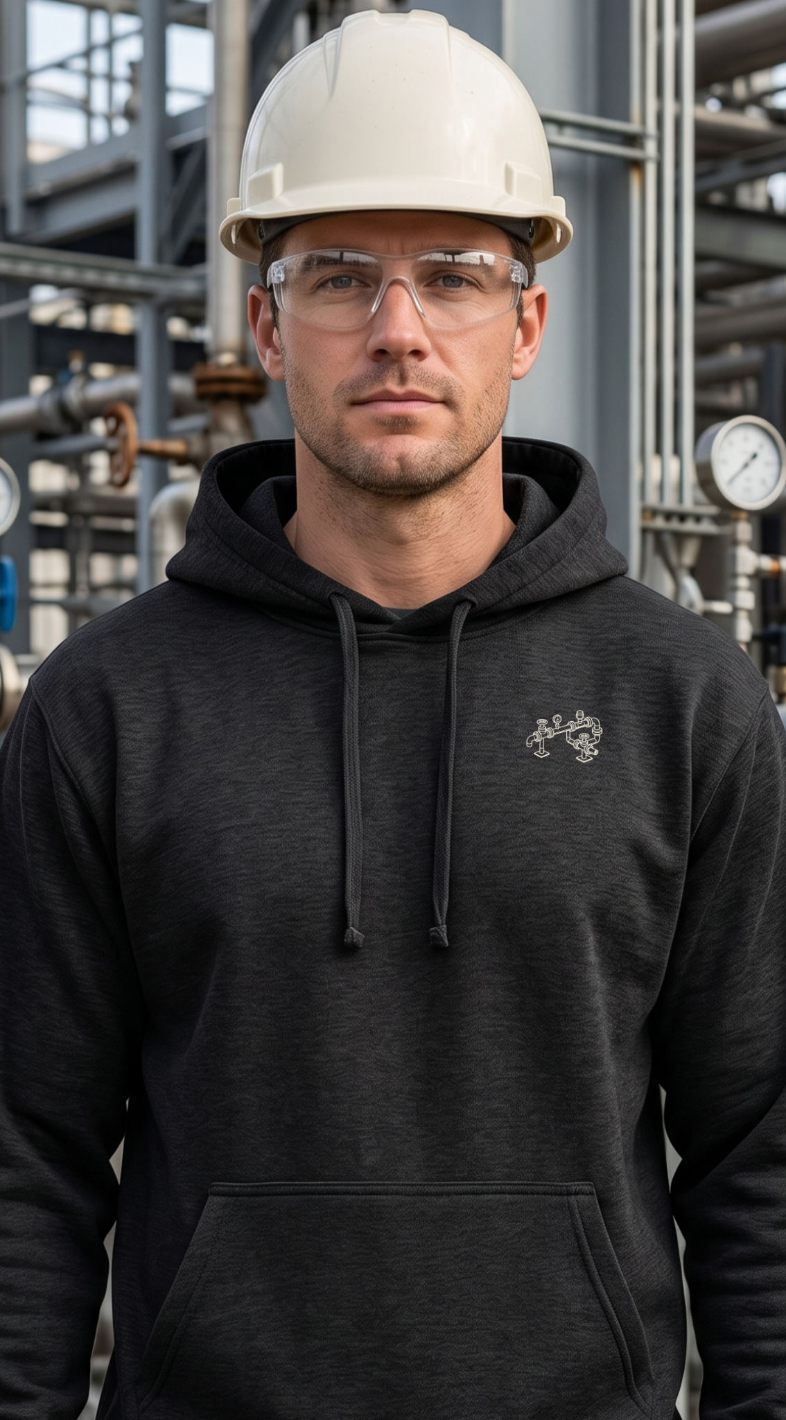 FIELDISO Piping Isometric Heavyweight Hoodie