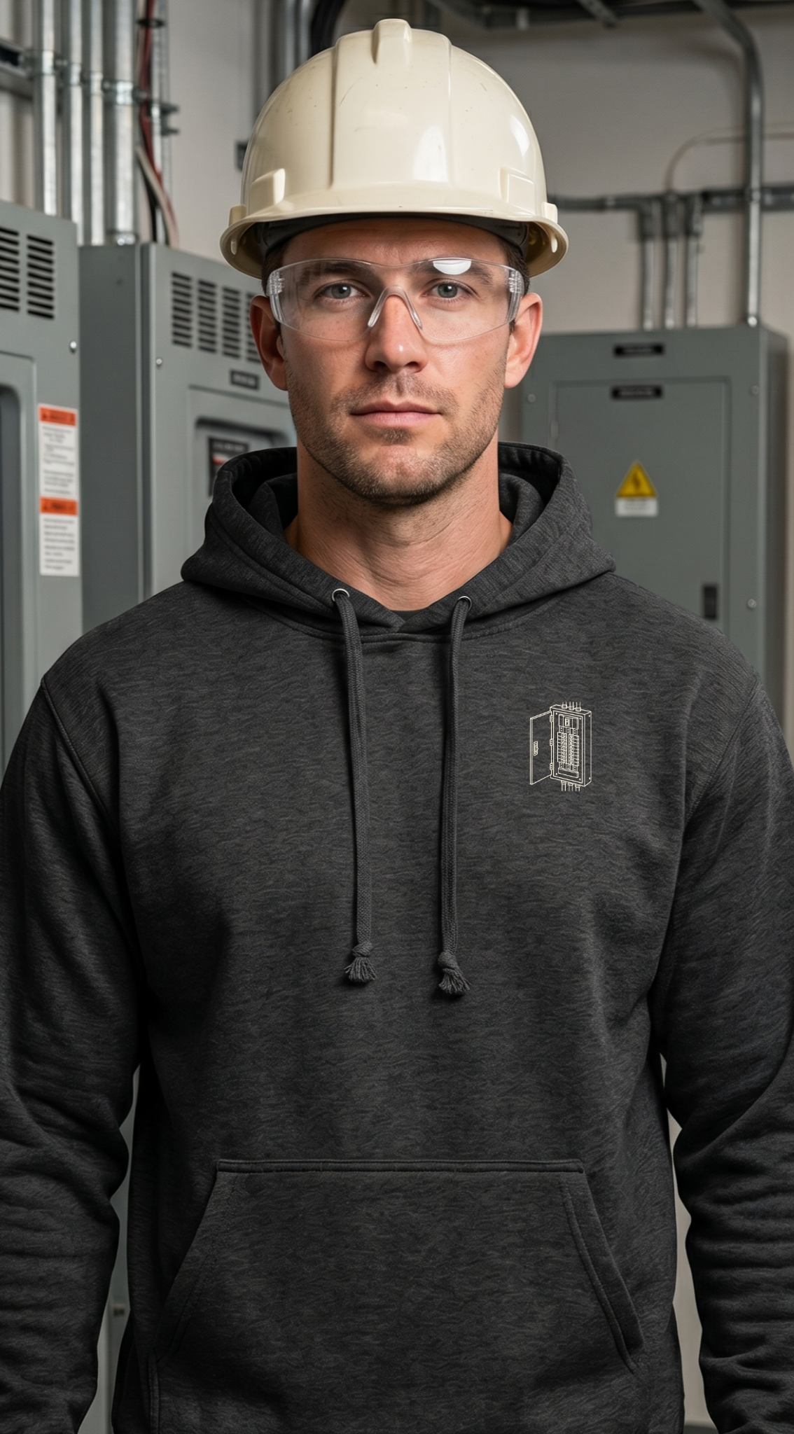FIELDISO Power Panel Heavyweight Hoodie