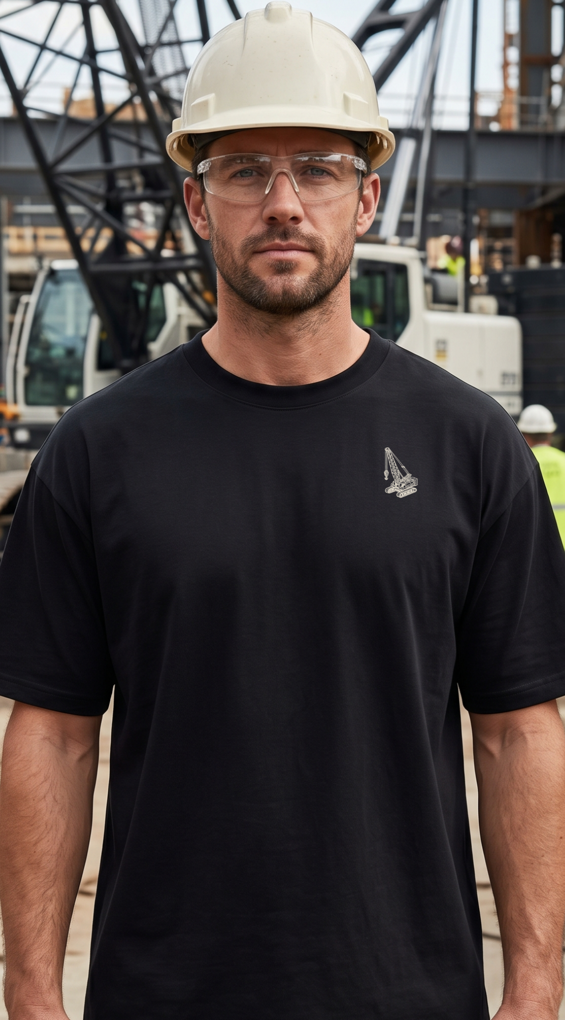 FIELDISO Crawler Crane Oversized Tee