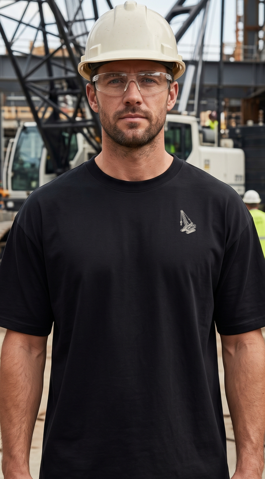 FIELDISO Crawler Crane Oversized Tee
