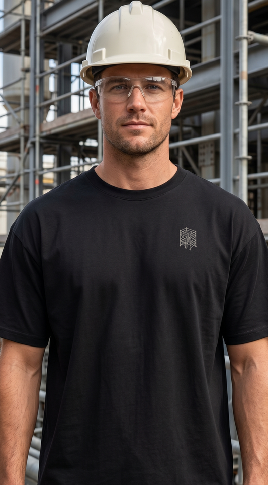 FIELDISO Scaffolding Oversized Tee